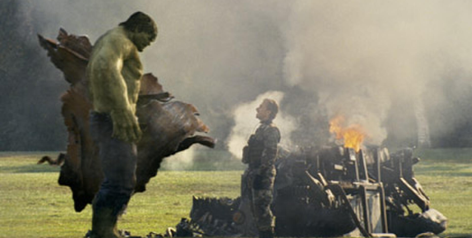 The Incredible Hulk movie scene