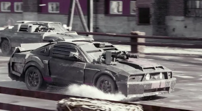 Death Race movie scene