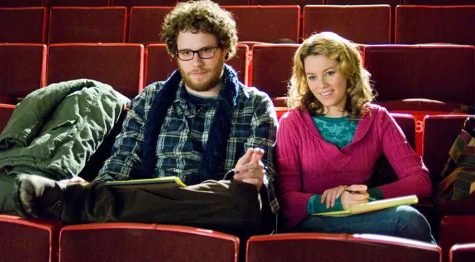 Seth Rogen and Elizabeth Banks in Zack and Miri Make a Porno