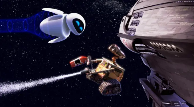 Wall E movie scene