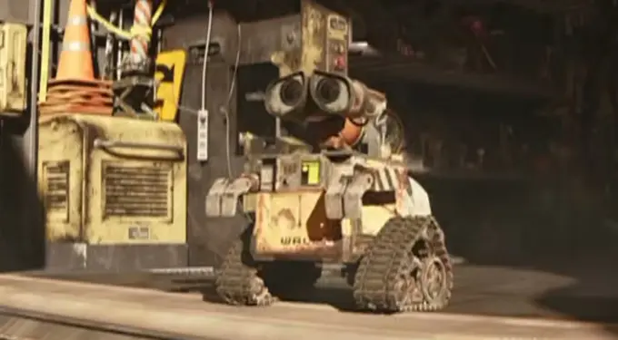 WALL-E in a scene from WALL-E