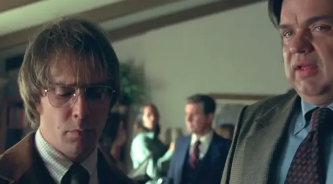 Michael Sheen and Frank Langella in Frost/Nixon