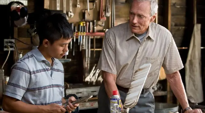 Gran Torino movie scene