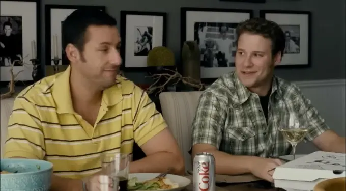 Adam Sandler and Seth Rogen in Funny People