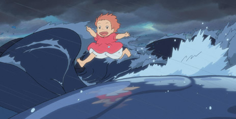 Ponyo movie scene