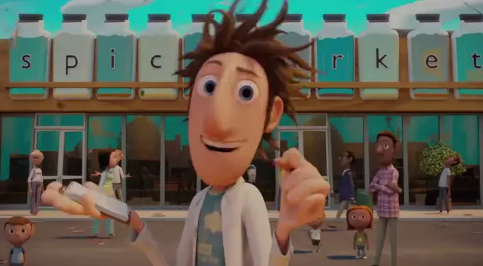Flint Lockwood in Cloudy with a Chance of Meatballs