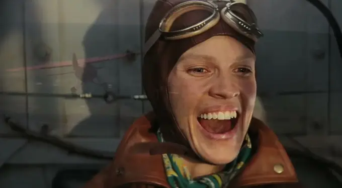Hilary Swank as Amelia Earhart in Amelia