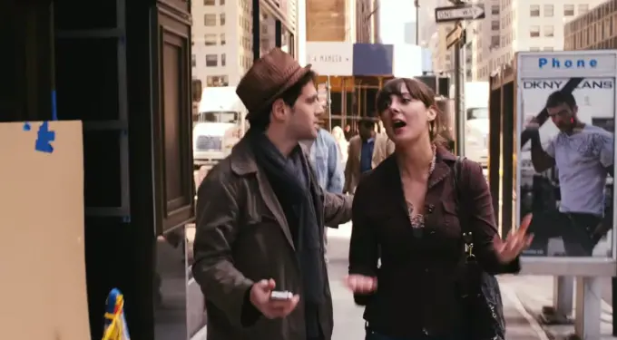 Movie review scene