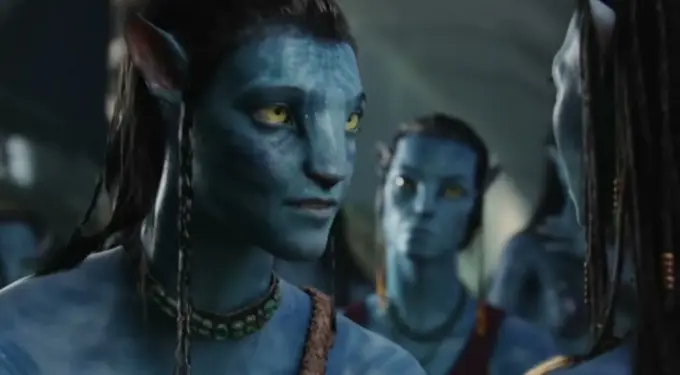 Neytiri and Jake Sully in Avatar