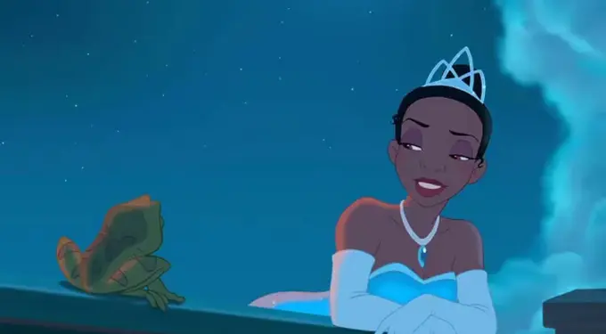 Princess Tiana in The Princess and the Frog