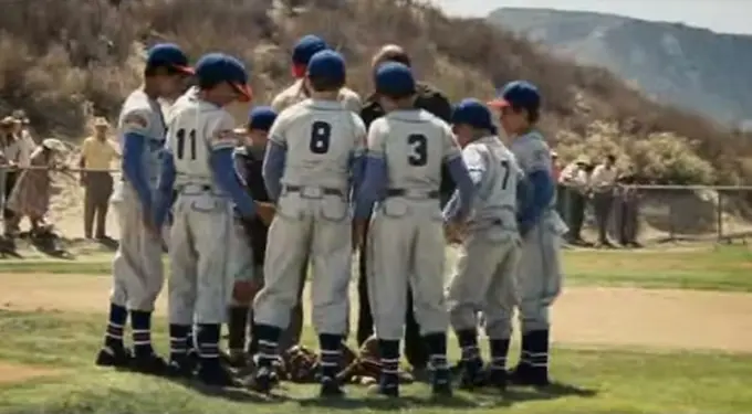 Baseball team in The Perfect Game