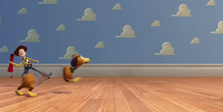 Woody, Buzz Lightyear and the toys in Toy Story 3