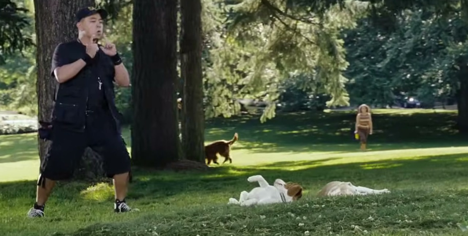 A park scene from Marmaduke
