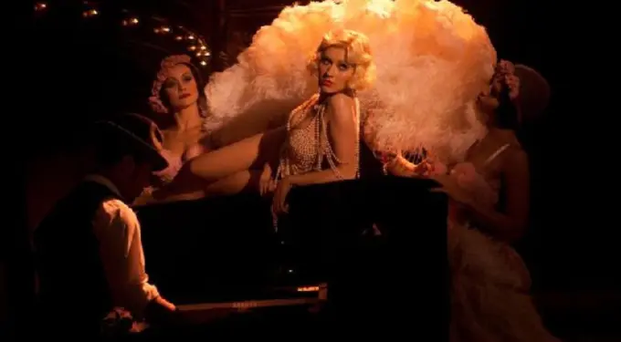 Burlesque movie scene
