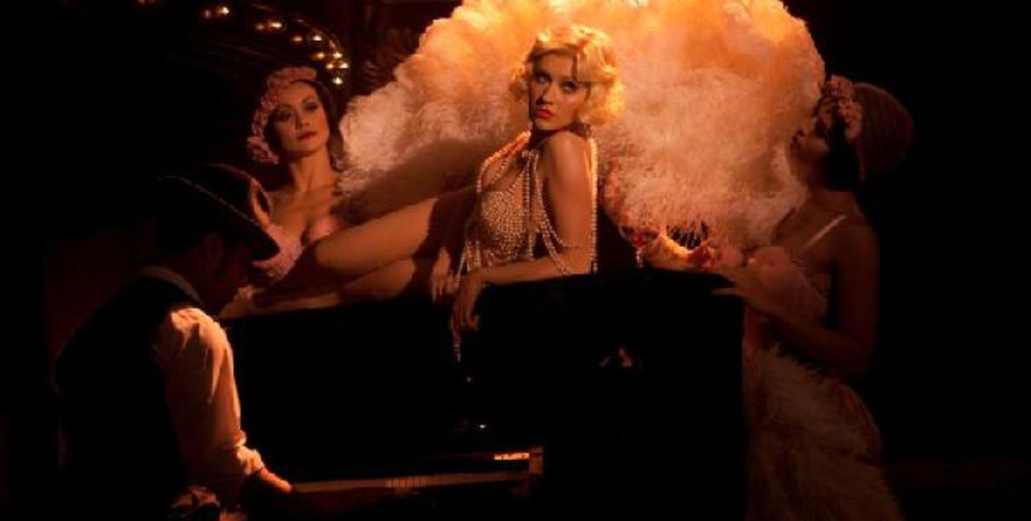 Burlesque movie scene