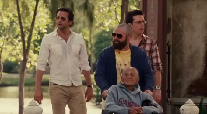 Bradley Cooper, Ed Helms and Zach Galifianakis in The Hangover Part II