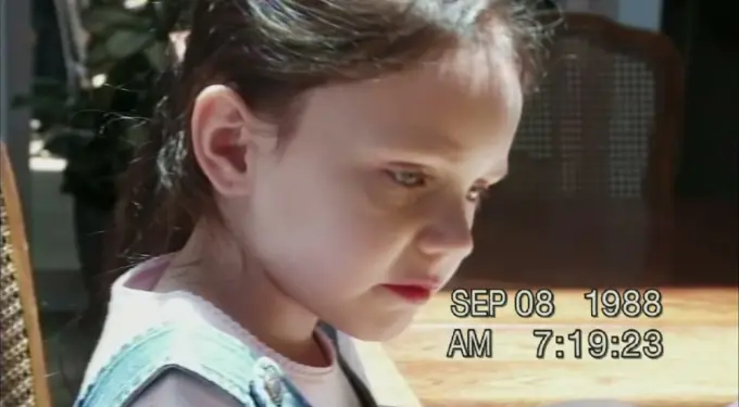 Young girl in Paranormal Activity 3