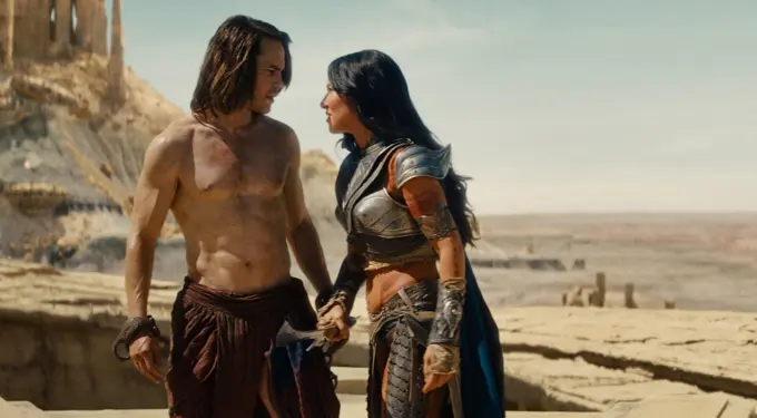 John Carter movie scene