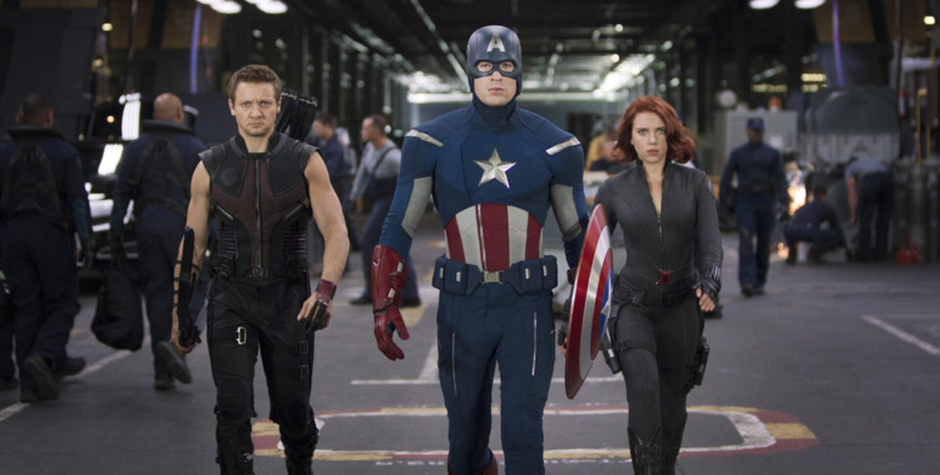 The Avengers movie scene