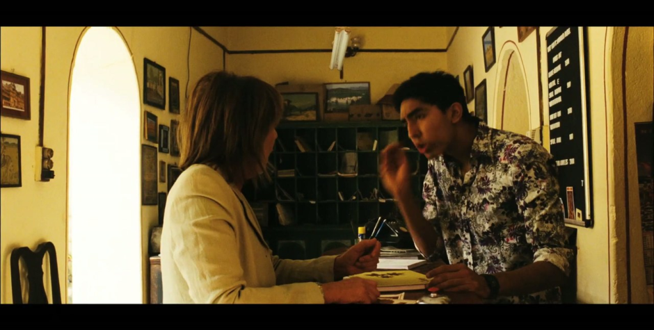 Movie review scene