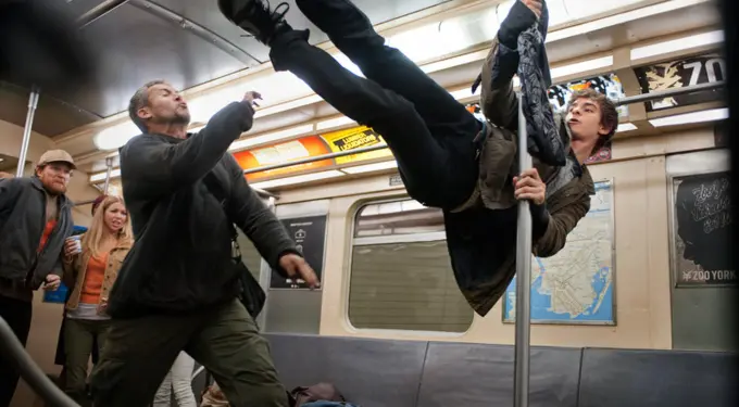 The Amazing Spider-Man movie scene