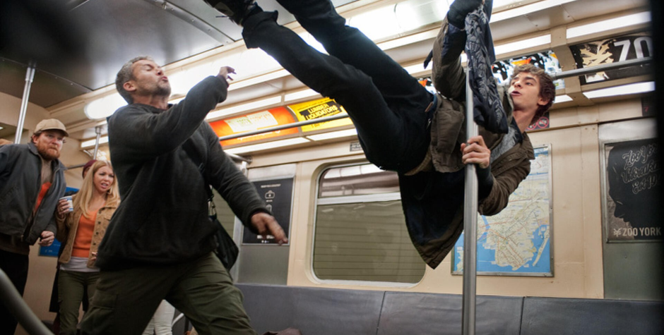 The Amazing Spider-Man movie scene