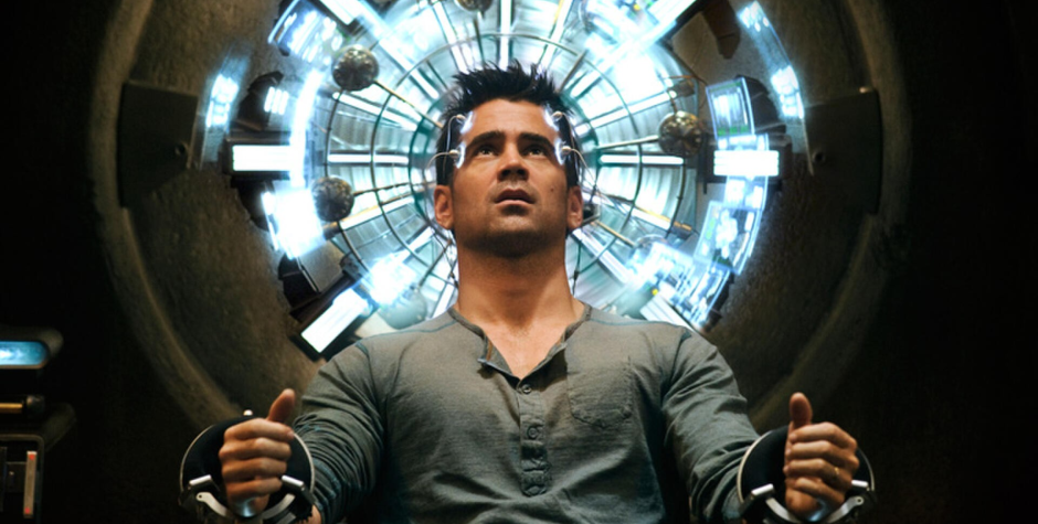 Colin Farrell in Total Recall 2012 movie scene
