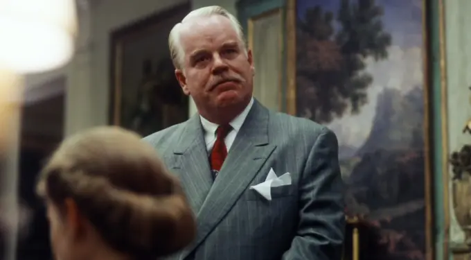Philip Seymour Hoffman in The Master