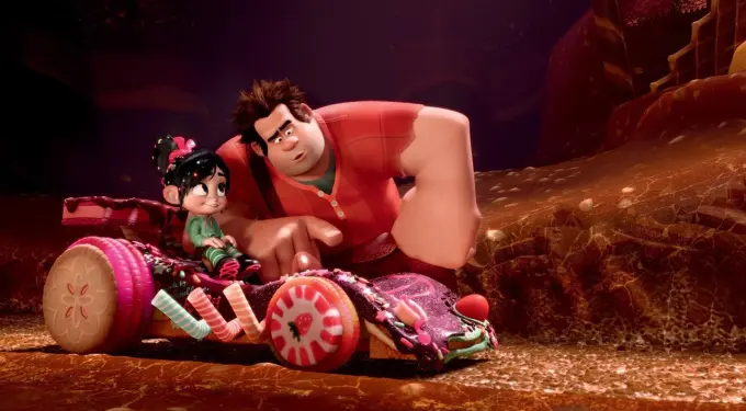 Ralph and Vanellope in Wreck-It Ralph