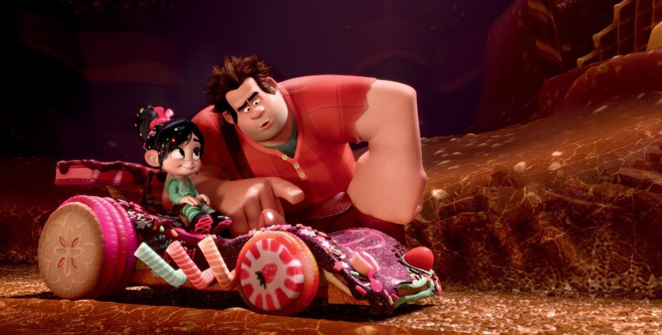 Ralph and Vanellope in Wreck-It Ralph