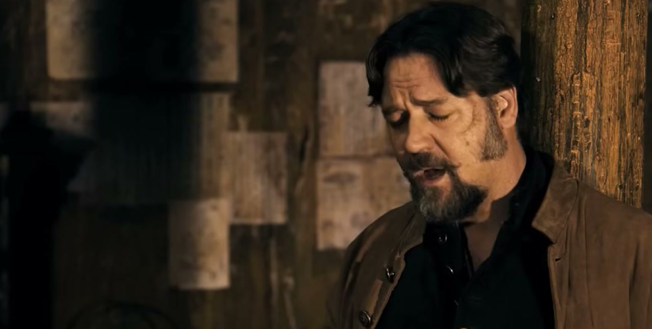 Russell Crowe in a scene from The Man with the Iron Fists official Universal Pictures trailer