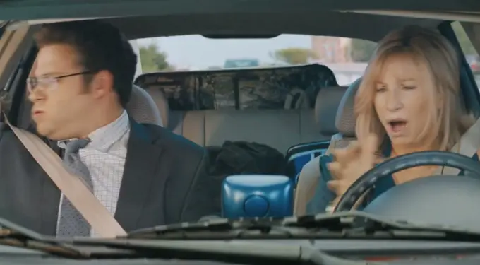 Barbra Streisand and Seth Rogen in The Guilt Trip