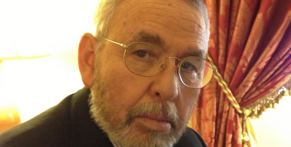 Argo's real Tony Mendez during interview at the Waldorf Hotel in New York City (2013)