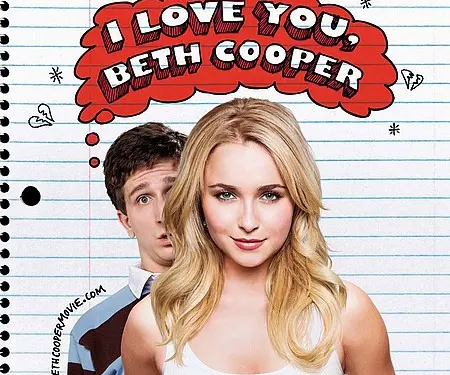 Hayden Panettiere and Paul Rust on I Love You, Beth Cooper movie poster