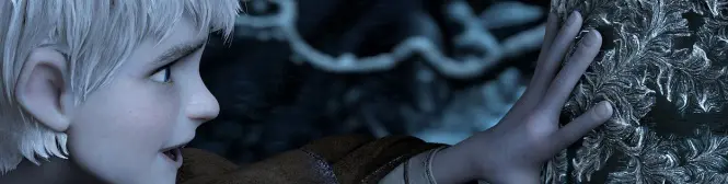 Jack Frost touches icy rock in Rise of the Guardians scene