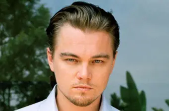 Leonardo DiCaprio serious close-up portrait outdoors
