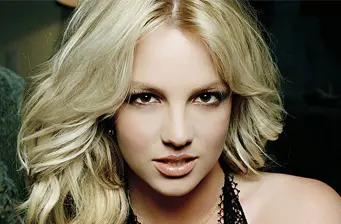 Close-up headshot of Britney Spears with blonde hair