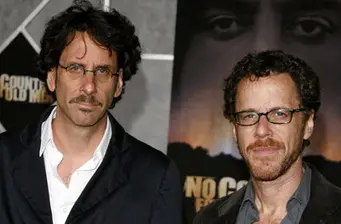Coen brothers Joel and Ethan Coen at a film event