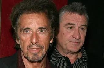 Al Pacino and Robert De Niro at Righteous Kill red carpet premiere