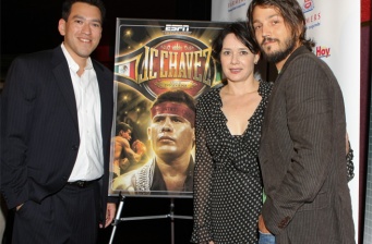 Diego Luna at the JC Chavez premiere in Los Angeles