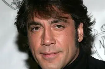 Close-up headshot of Javier Bardem with neutral expression
