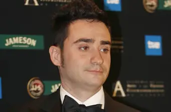 Headshot of Spanish director Juan Antonio Bayona at a press event