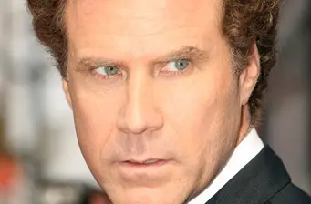 Close-up of actor Will Ferrell looking serious in headshot