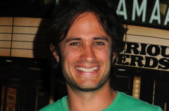 Smiling Gael Garcia Bernal headshot at an event