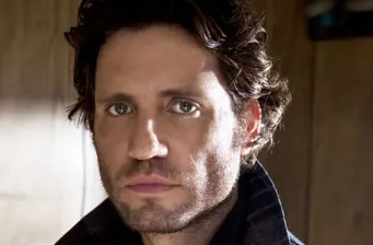 Headshot of Venezuelan actor Edgar Ramirez looking serious