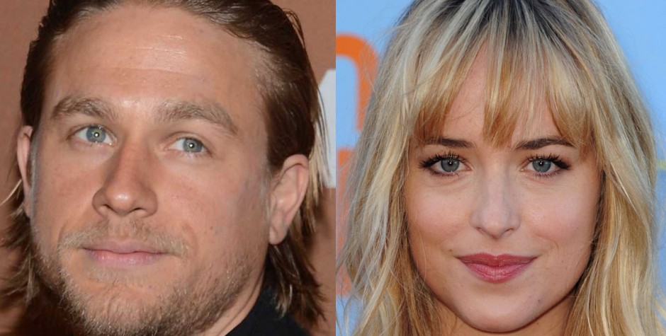 Charlie Hunnam and Dakota Johnson in Fifty Shades Of Grey