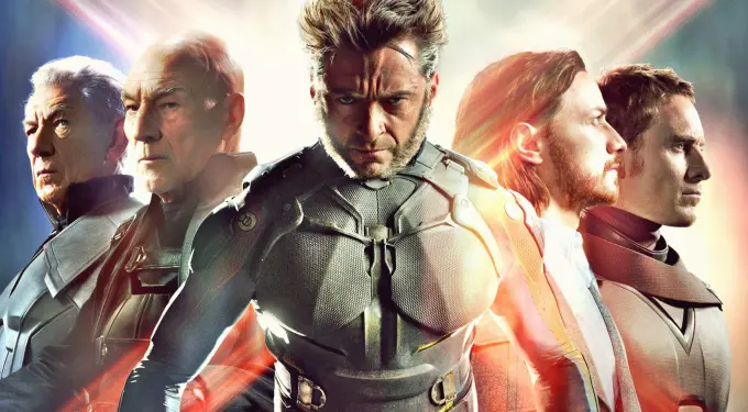 Five Marvel X-Men characters in futuristic suits in dramatic lineup