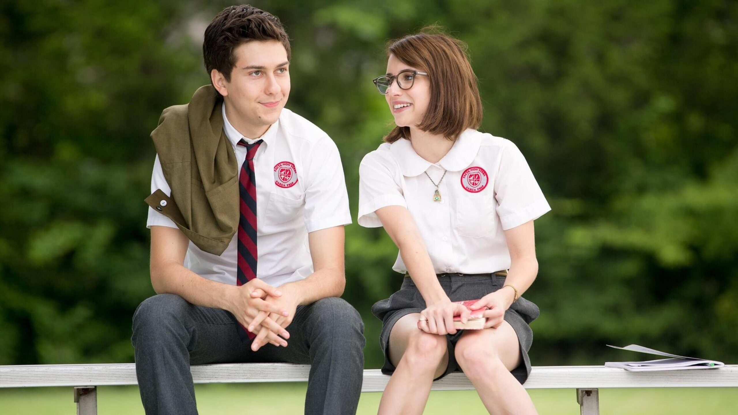 Nat Wolff and Emma Roberts in Ashby