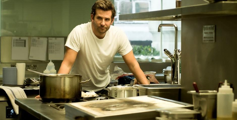 Burnt movie review with Bradley Cooper as chef Adam Jones in a London kitchen