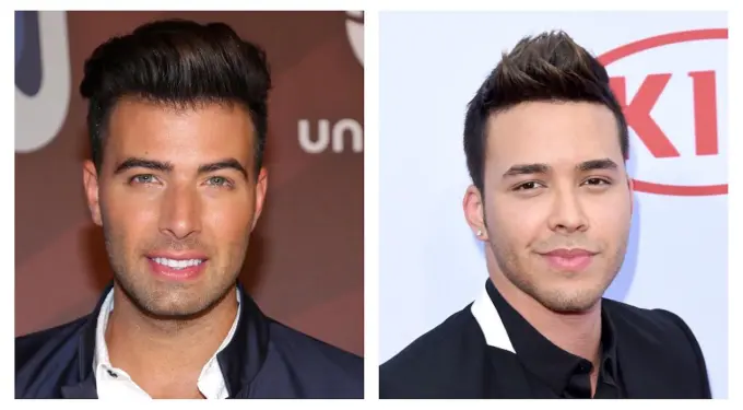 Headshot of Latino singers Jencarlos Canela and Prince Royce
